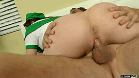 alex blake bends over with perky tits