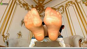 Emma Brooks Shows Off Her Pantyhose Slut Soles!