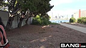 Teen cutie Eden Sin reveals her secret outdoor blowjob spot