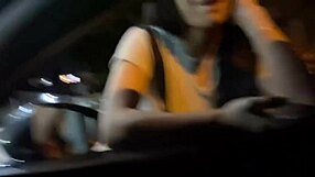 Latina Teen Sucks Stranger in Car for Cash. Public Outdoor Facial Leaves Her Swallowing Every Drop!