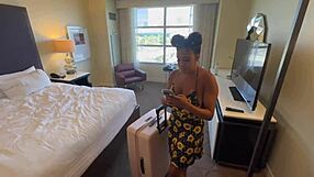 Sharing a bed with stepsis leads to naughty holiday fun