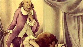 vintage erotic illustration, wanna see what secrets it hides?