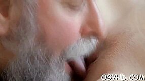 Young Hottie Blows Old Wang With Skill