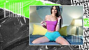 Horny stepsister mila jade lets stepbro rub her pink twat