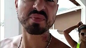 Eu e Lunna Vaz na Varanda com Festa