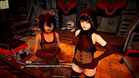 exploring harem hotel 413 with curvy characters in the game