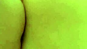 Amateur couple engages in anal sex with big tits wife, ending in cumshot on her ass