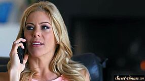 Gorgeous Stepsister Riding Big Hard Cock in Taboo Scene