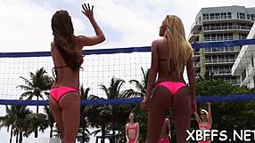 i watched the teen babe give her tight pussy to that rough lad in a group fuck