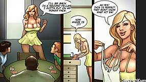 Husband Catches Best Friends Gangbanging Wife In Interracial Poker Betrayal