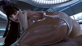 Eve Stellar Blade vs Yorha 2B in Nier Automata Porn Compilation with Sound