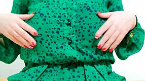 Hot girl moans stripping her dress?