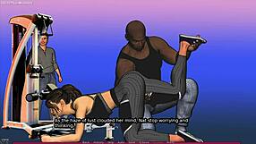 Cuckold husband lets another man touch his wife's big ass!