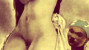 vintage erotic illustration, wanna see what secrets it hides?