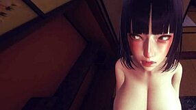Pov hinata hyuga se aprovecha de su sensual cuerpo para que me la folle shaved pussy