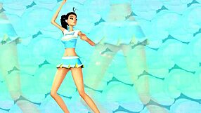 3dgspot - Tiny Trans Bangs Busty Trans in Wild 3D Cartoon. French Subtitles Add Extra Heat!