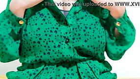 Hot girl moans stripping her dress?