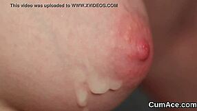 Unusual bombshell centerfold endures bizarre pov blowbang with jizz facial and bukkake cum eating.