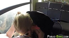 This slut is titfucking in public for everyone to see.