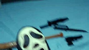 Halloween Twink Takes Big Cock Bareback with Huge Load