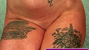 tattooed brit sucking before cumshot?