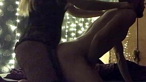 Fucking girl next door's big ass and licking wildly