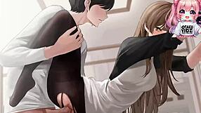Sexy Vampires Fucked In Stockings During Anime College Hentai Fucking Scene