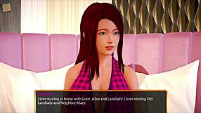 Family affairs with small boobed women while playing PC games