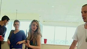 i, sierra sanders, had a fun party with friends, chatting and laughing