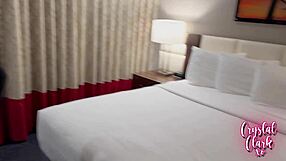 Stepmom Shares Hotel Bed With Me For Wild Weekend Action!