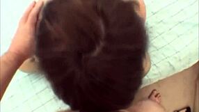 shy girl feels nervous during blowjob audition