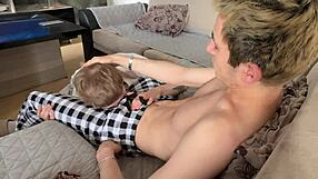 fucked my stepbrother deep in mouth until he came hard