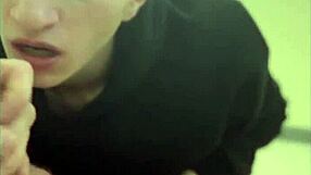 i saw a guy jerking off and joined to give him a blowjob