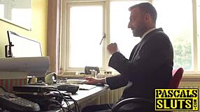 Busty Sub Milf's Ass Destroyed Before Tasting Cum