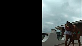 Eu e Lunna Vaz na Varanda com Festa