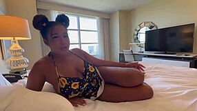 Sharing a bed with stepsis leads to naughty holiday fun