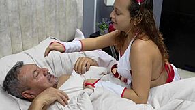 My personal nurse takes very good care of me and my cock