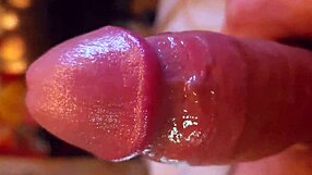 Ever Seen a Shaved Cock Teased Up Close Like This?