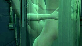 stepmom asked son to rub her back in 3d animation