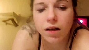 Blonde throws phone, cucks boyfriend.