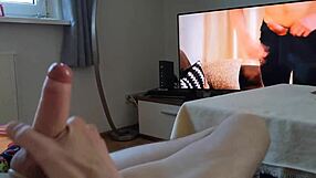 damn, check out this gay porn cumshot! he's unloading hard in pov style!