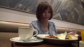 Kirari 21 Year Old Waitress Sucks Cock With Nipples Hard.