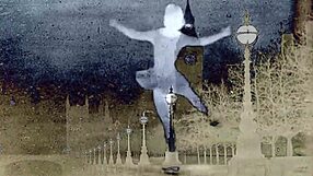 Vintage dark lantern london interracial taboo scene