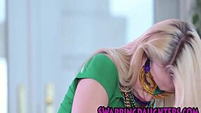 teen babe gets licked and fucked by stepdad after blowjob