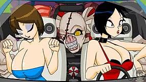 What is Love animation with Resident Evil monster flash boobs