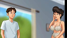 Summertime Saga - Church Milf Caught Masturbating with Baton