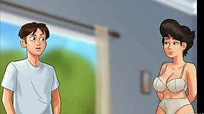 Summertime Saga - Church Milf Caught Masturbating with Baton