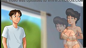 Summertime Saga - Church Milf Caught Masturbating with Baton