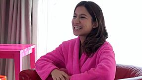 Exotic beauty Ami, half-Spanish half-Japanese, stars in a steamy erotic documentary