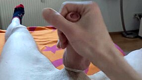 damn, check out this gay porn cumshot! he's unloading hard in pov style!